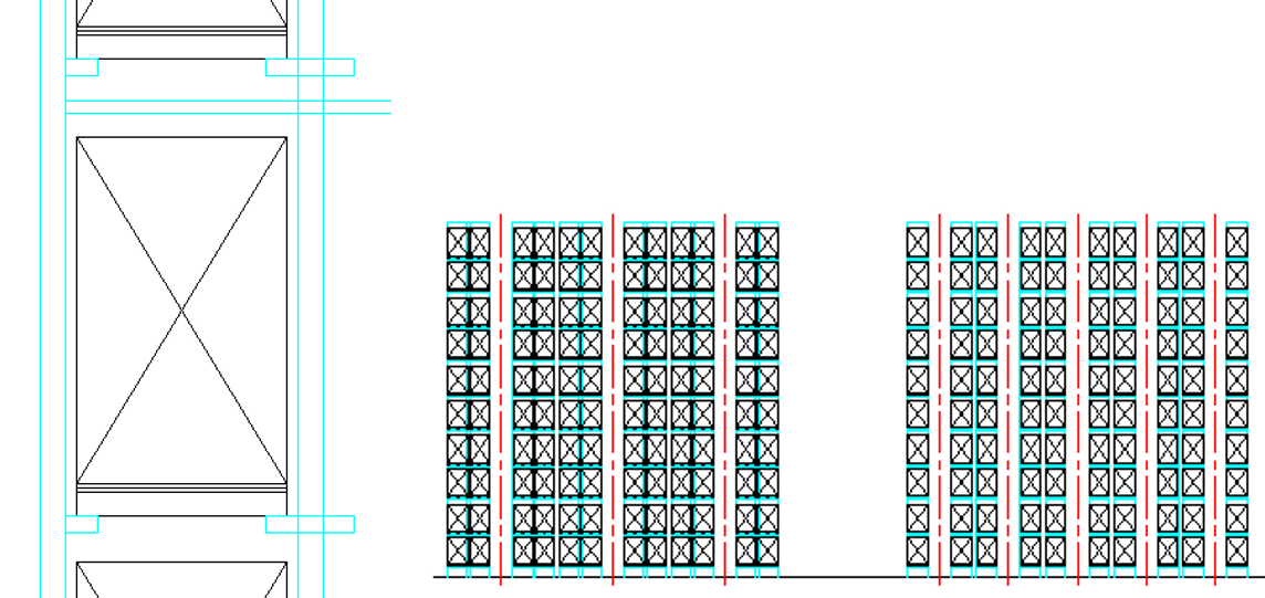 自動化立體庫拉伸圖 自動化立體庫拉伸圖